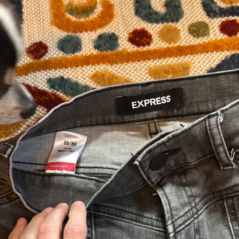 Gray Women's Jeans - Picture 2 of 3